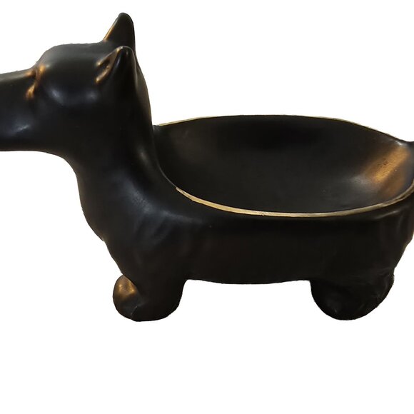 NWOT Black Scottish Terrier Figurine Bowl - Picture 2 of 6